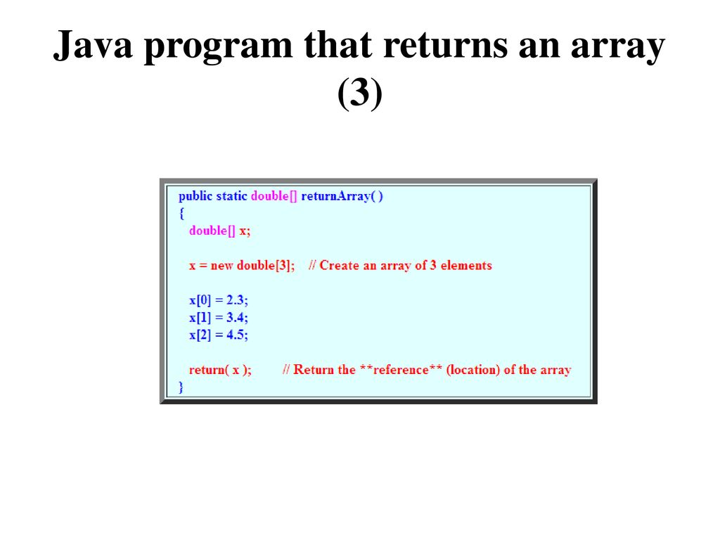Array and Method. ppt download