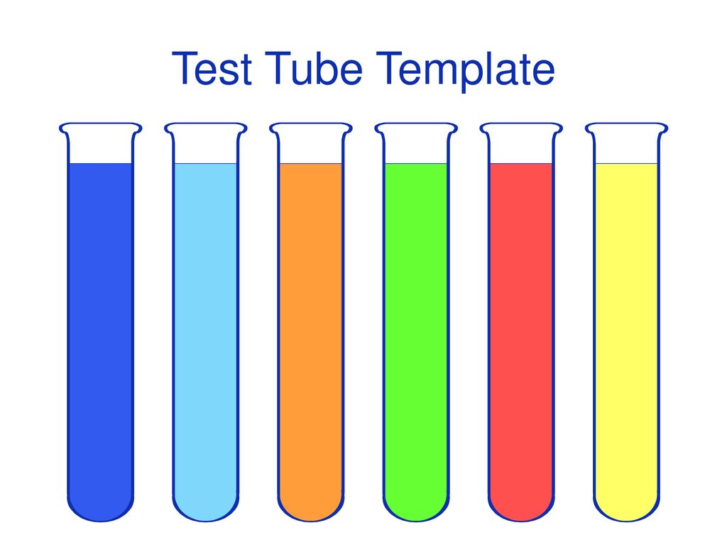 Test Tube Template