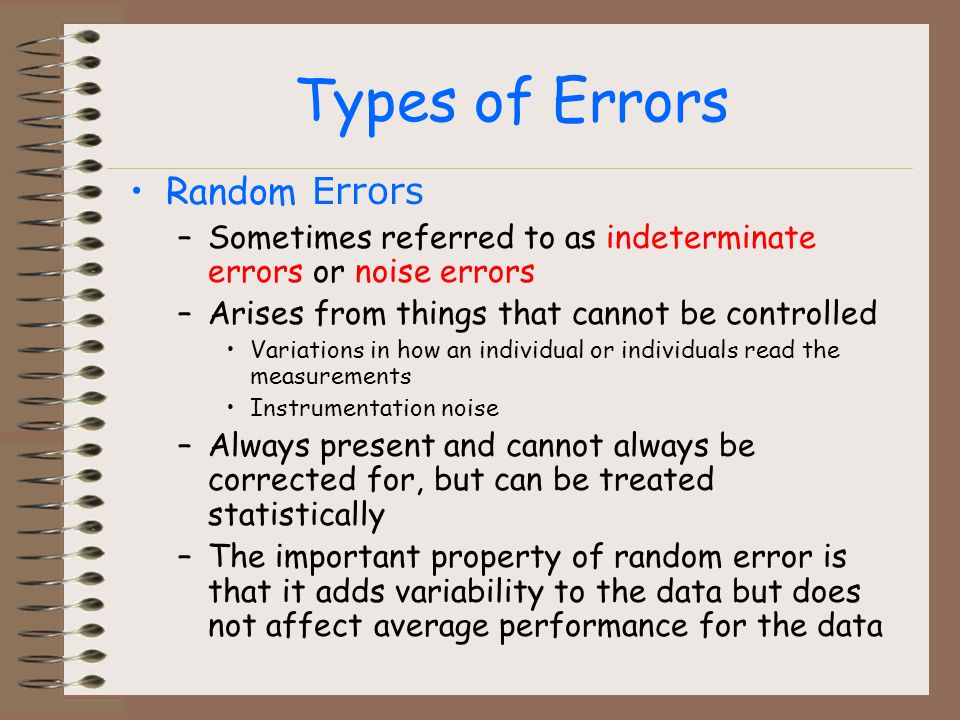 Error Analysis. - ppt video online download