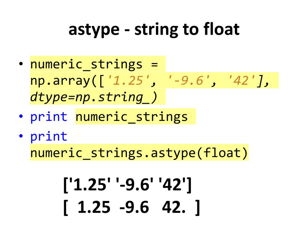 Numpy numerical python ppt download