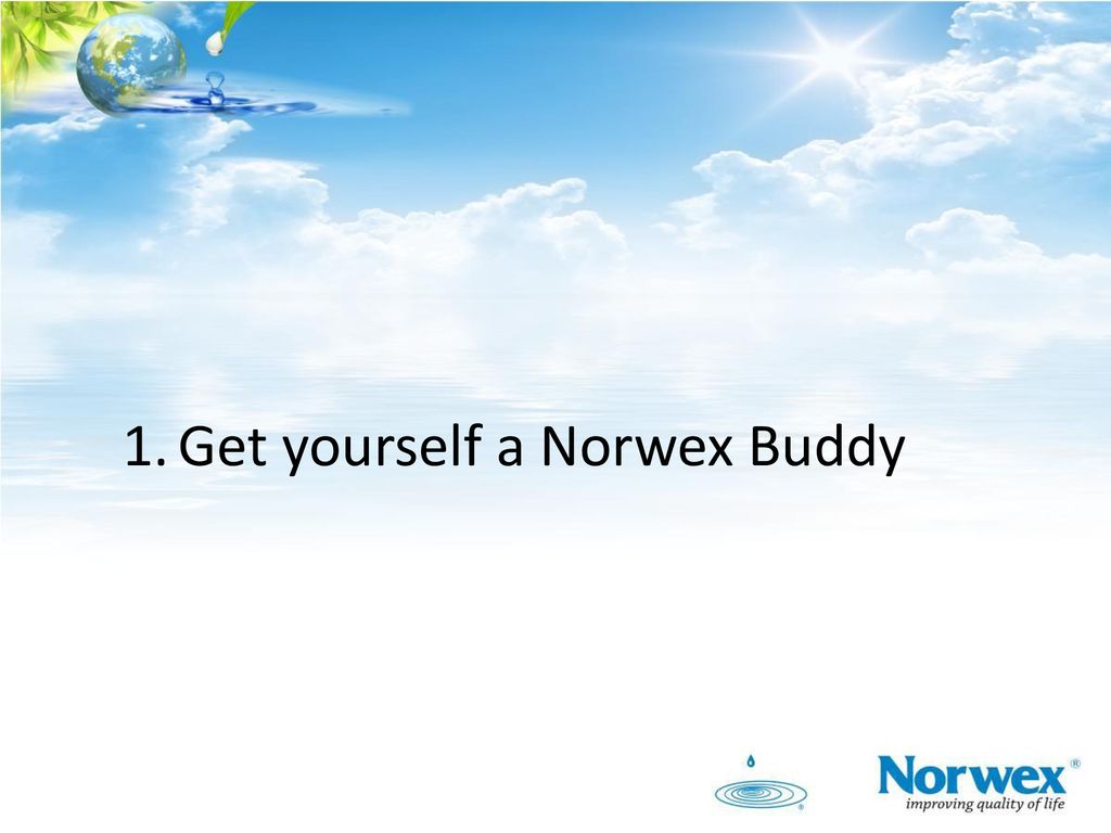 1. Get yourself a Norwex Buddy