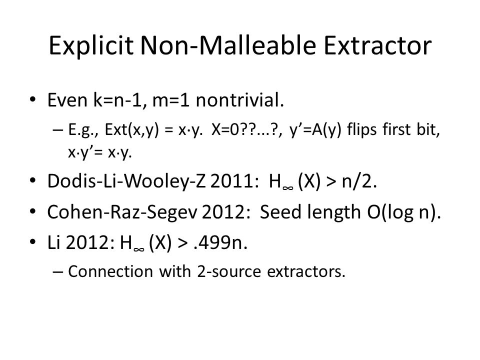 Randomness Extraction A Survey Ppt Download