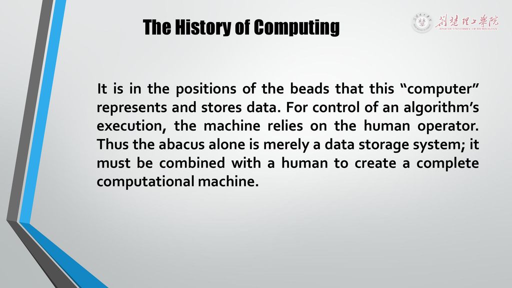 The history of computing ppt download