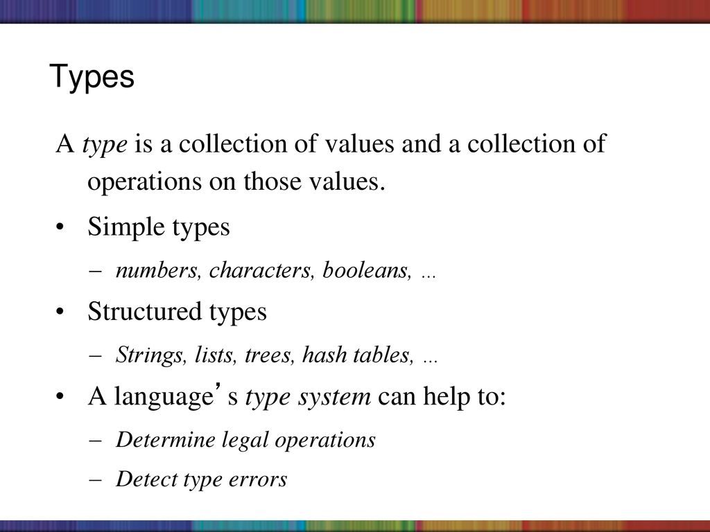 Programming Languages 2nd edition Tucker and Noonan - ppt download