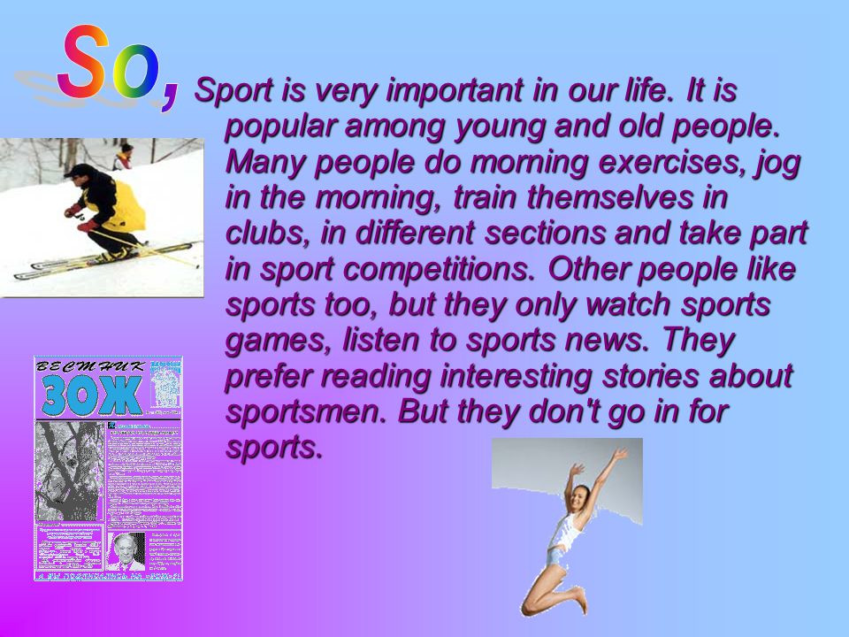Sports topic
