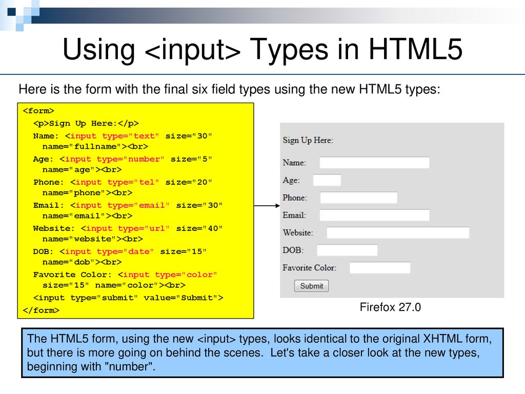Form html type. Form html. Типы форм input. Form input Type. Виды input html.