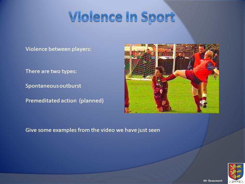 violence in sports