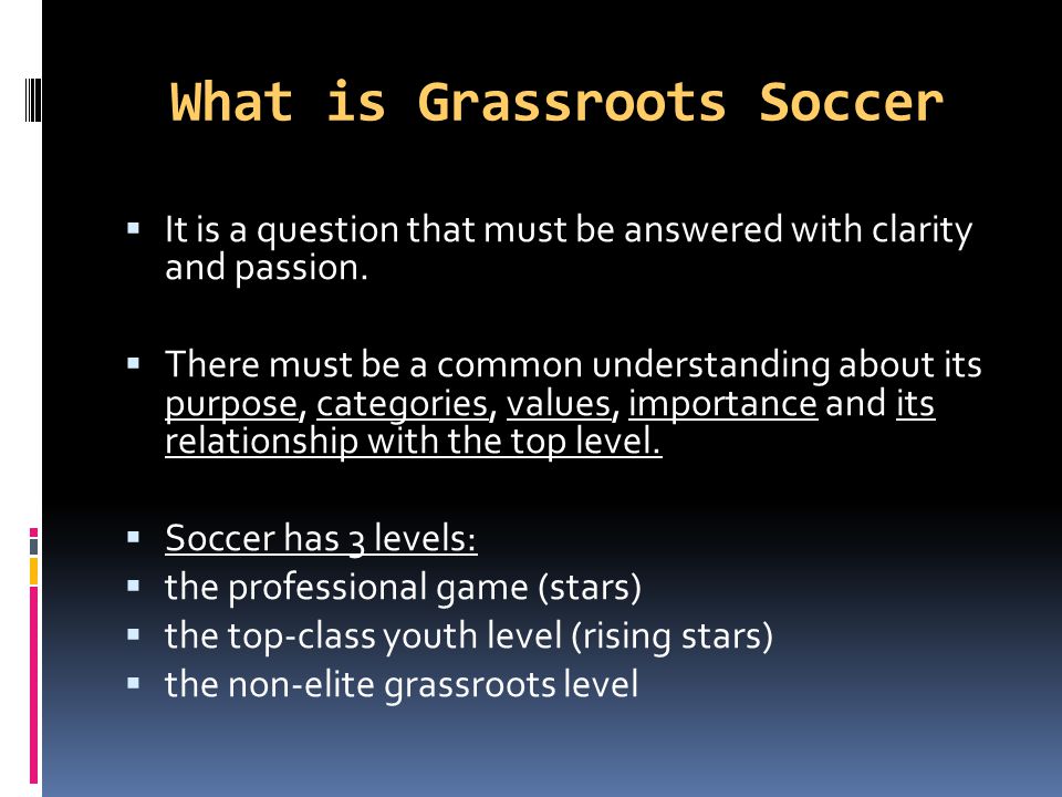 What is Grassroots Soccer