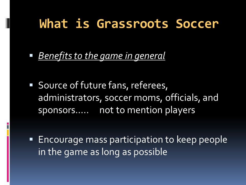 What is Grassroots Soccer