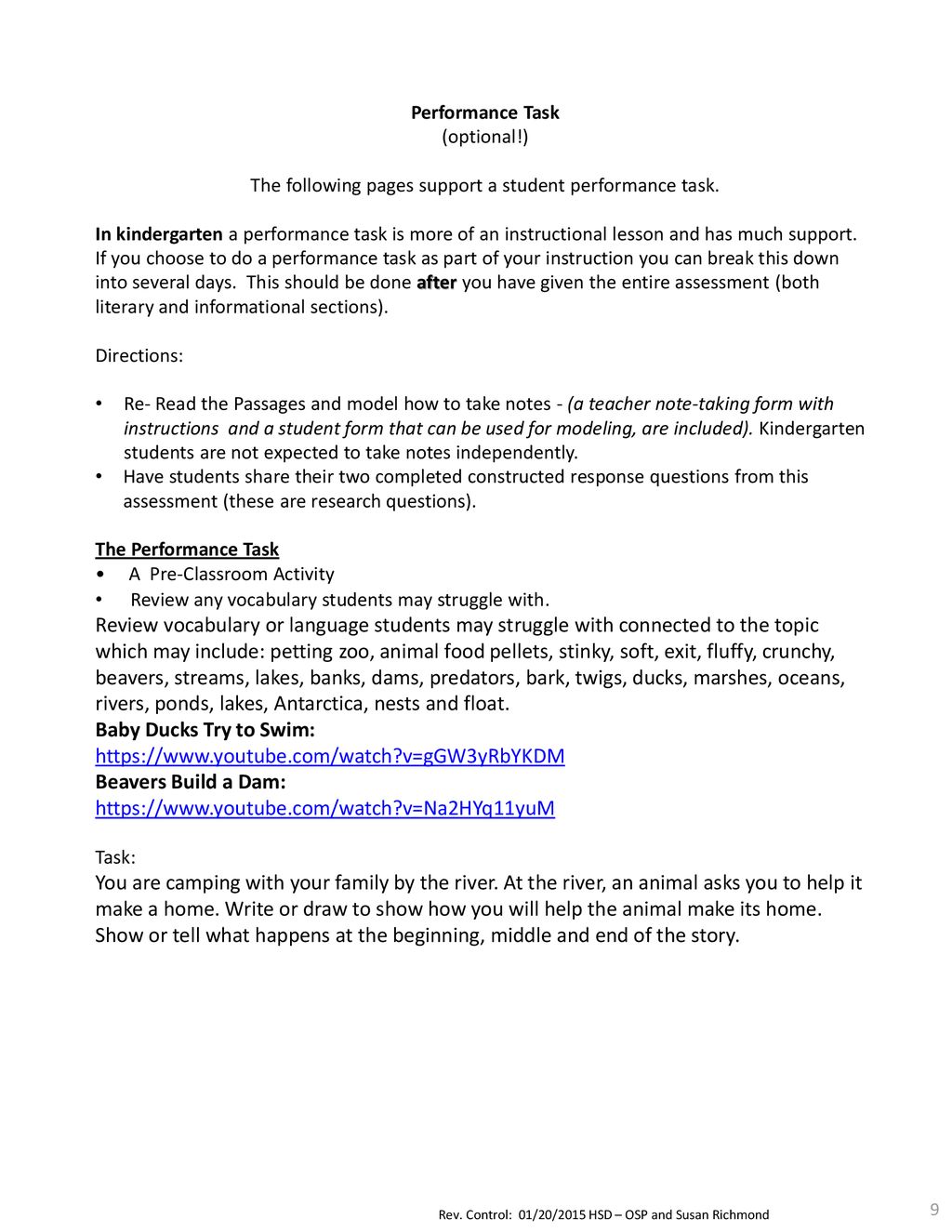 K Grade Quarter Three CFA Reading: Literature Grade K Targets - ppt ...