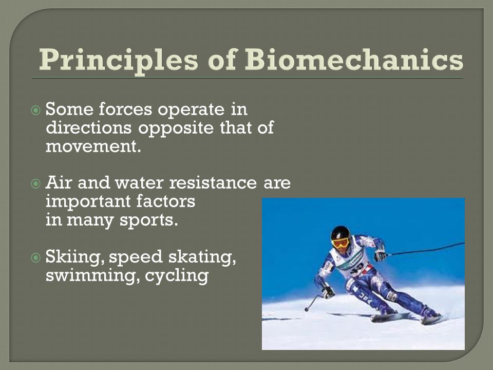 Principles of Biomechanics