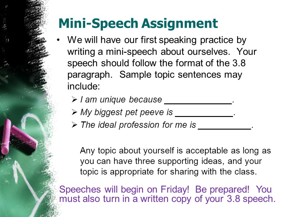 Mini-Speech Assignment