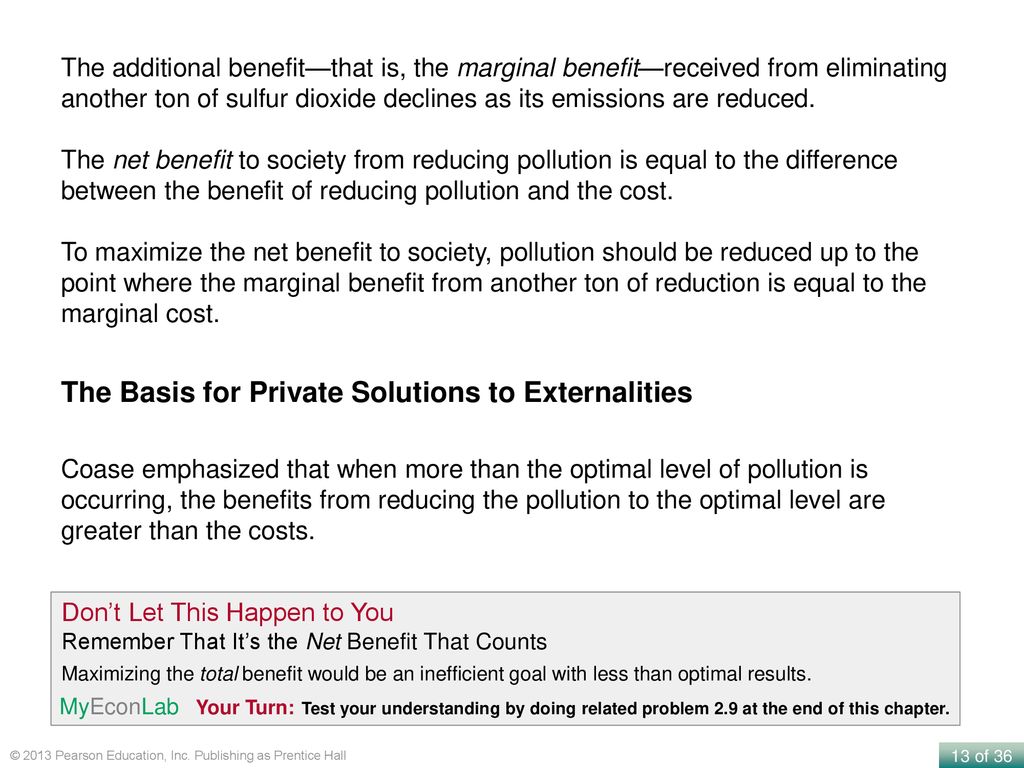 The Basis for Private Solutions to Externalities