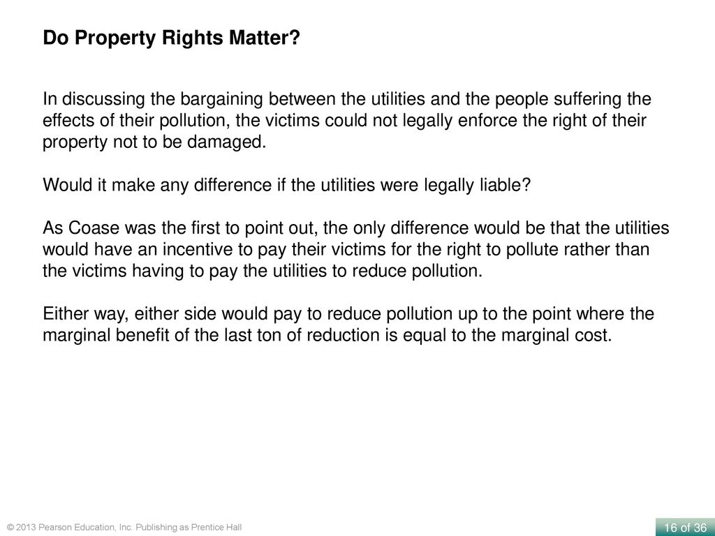 Do Property Rights Matter