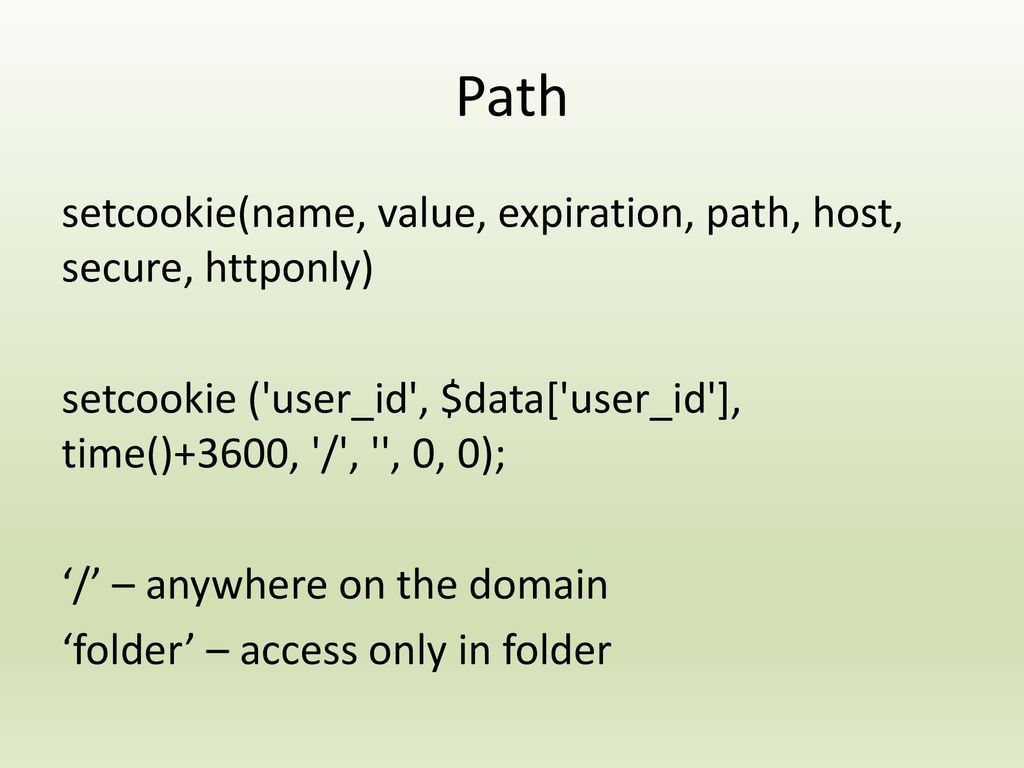 Cookies and sessions part 2 ppt download