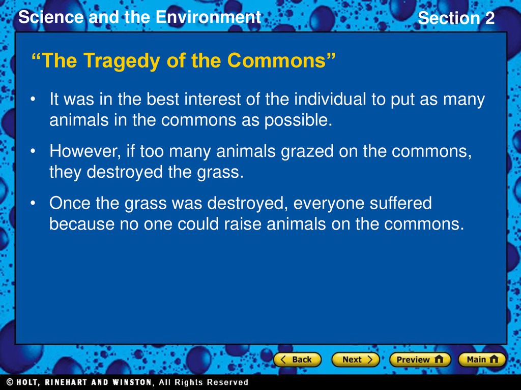tragedy of the commons explained