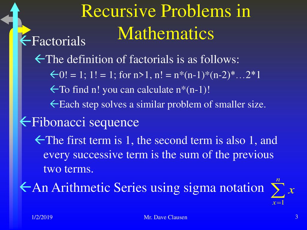 Chapter 12 Supplement: Recursion with Java ppt download