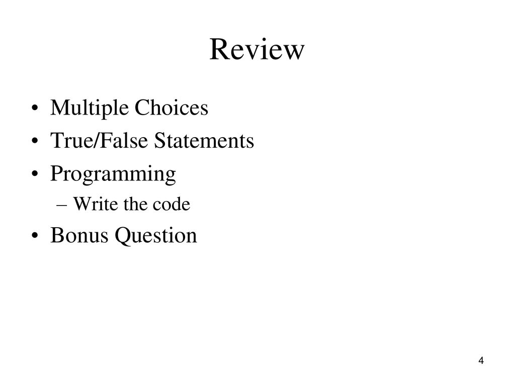 CSCI 3328 Object Oriented Programming in C# Review: Final Exam - ppt ...
