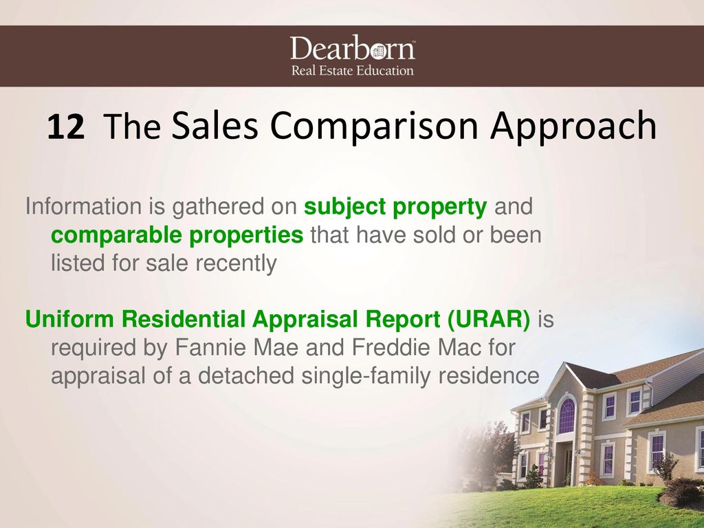 12 The Sales Comparison Approach ppt download