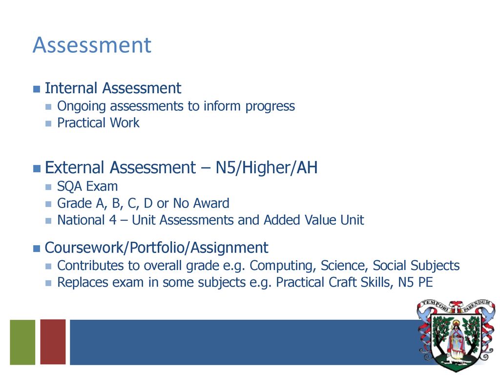 sqa coursework for external assessment