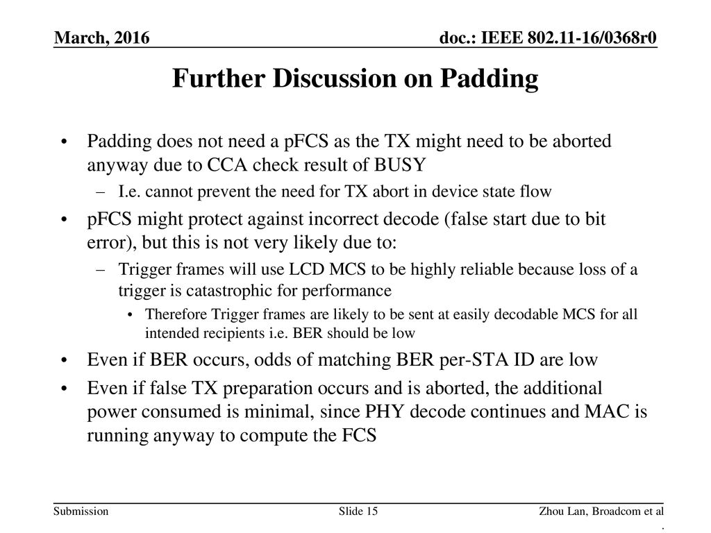 Update on legacy trigger padding ppt download