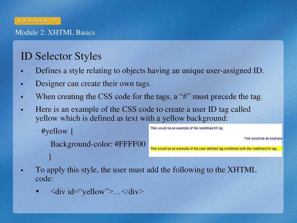 Working with Cascading Style Sheets (CSS) - ppt download