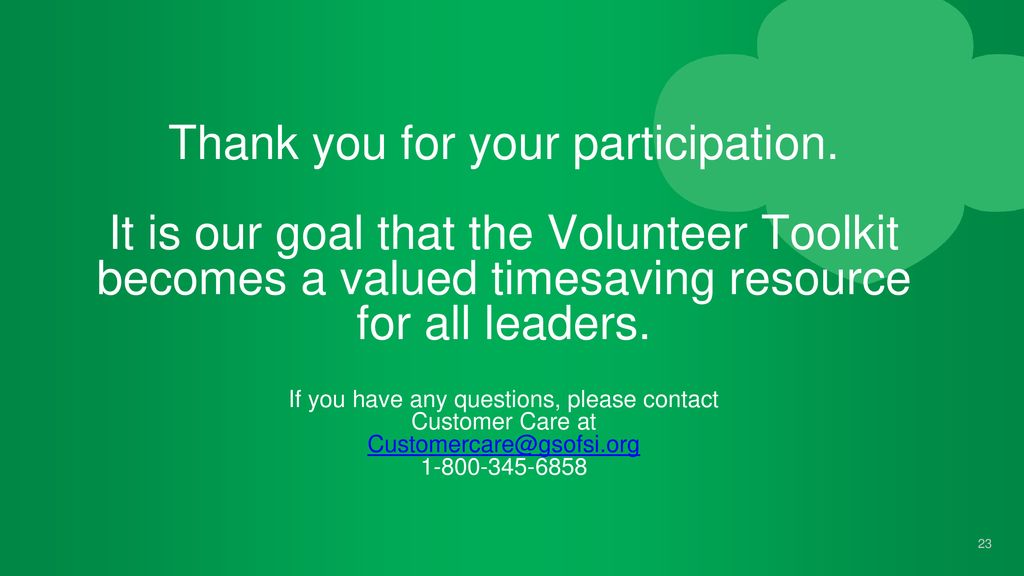 Volunteer Toolkit Scavenger Hunt - ppt download