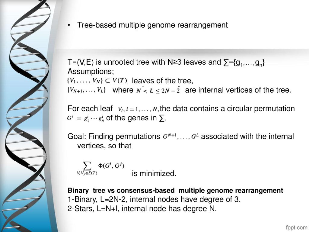 Multiple Genome Rearrangement - ppt download