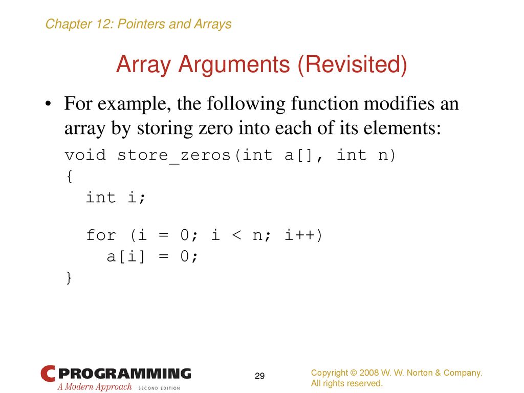 Pointers and Arrays Chapter ppt download