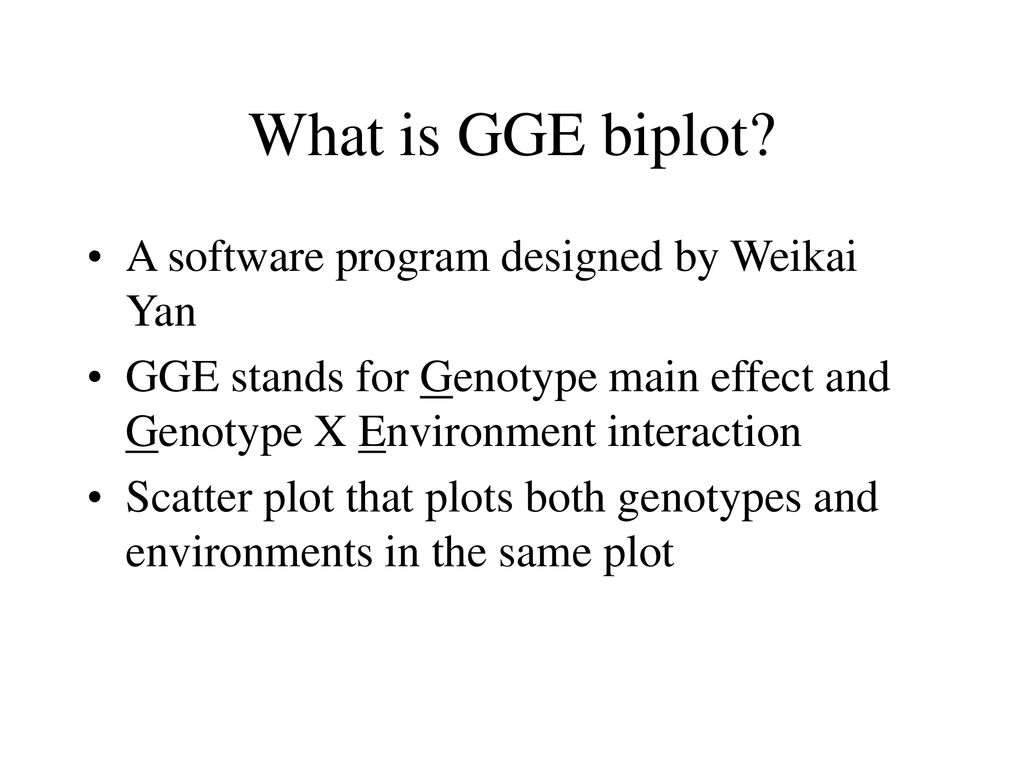 Gge biplot software crack