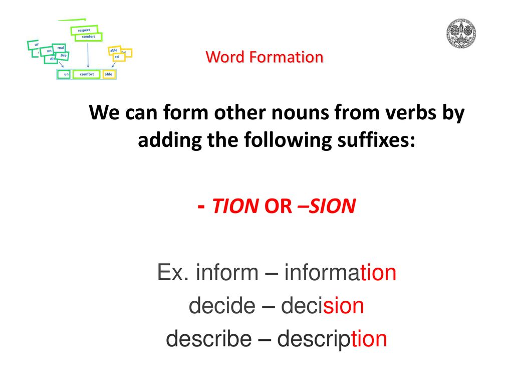 Word formation в английском
