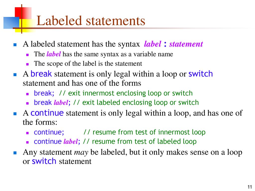 Additional Java Syntax - ppt download