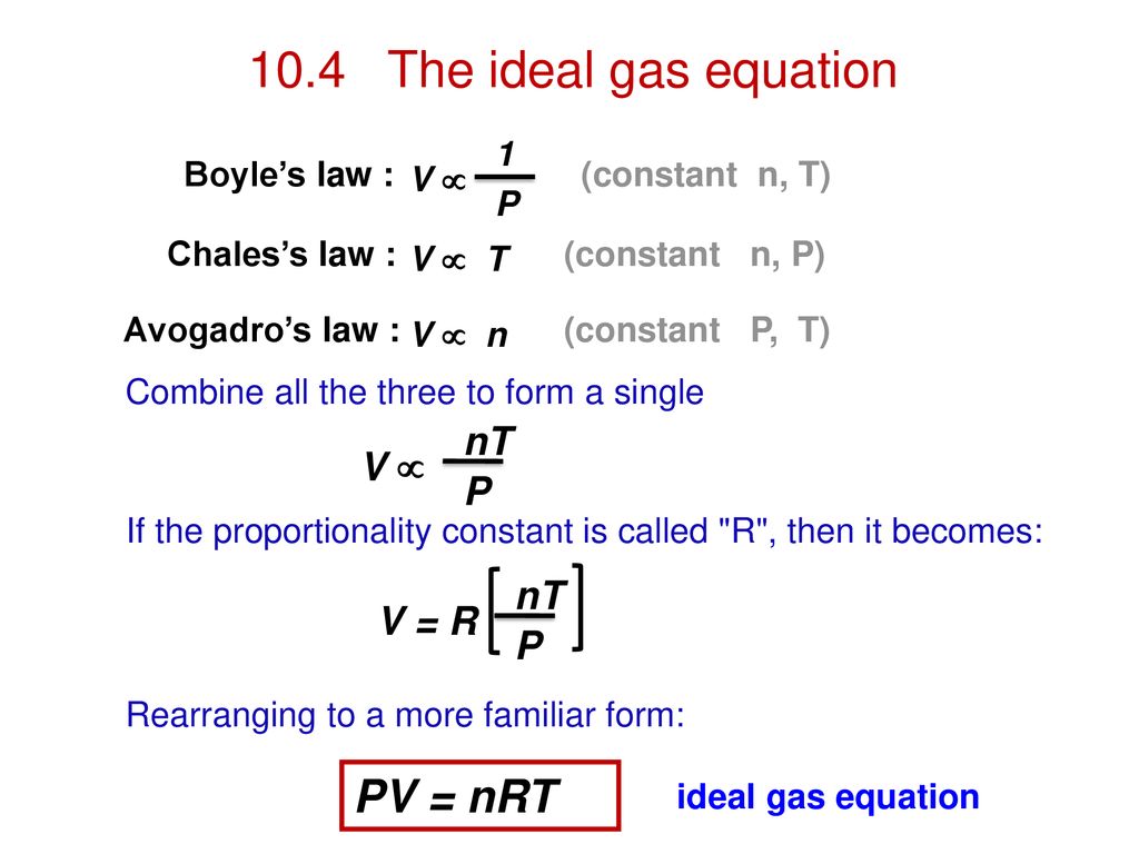 10 3 The Gas Law The Pressure Volume Relationship Boyle S Law Ppt Download