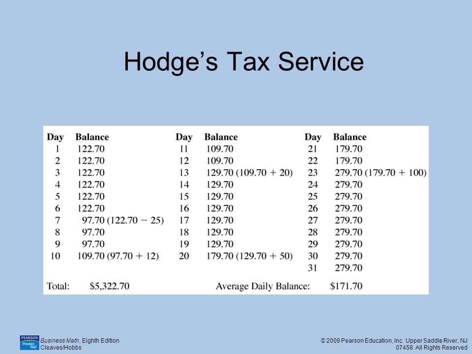 Hodge’s Tax Service
