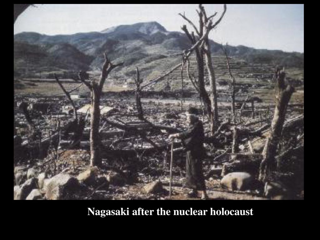 Nagasaki after the nuclear holocaust