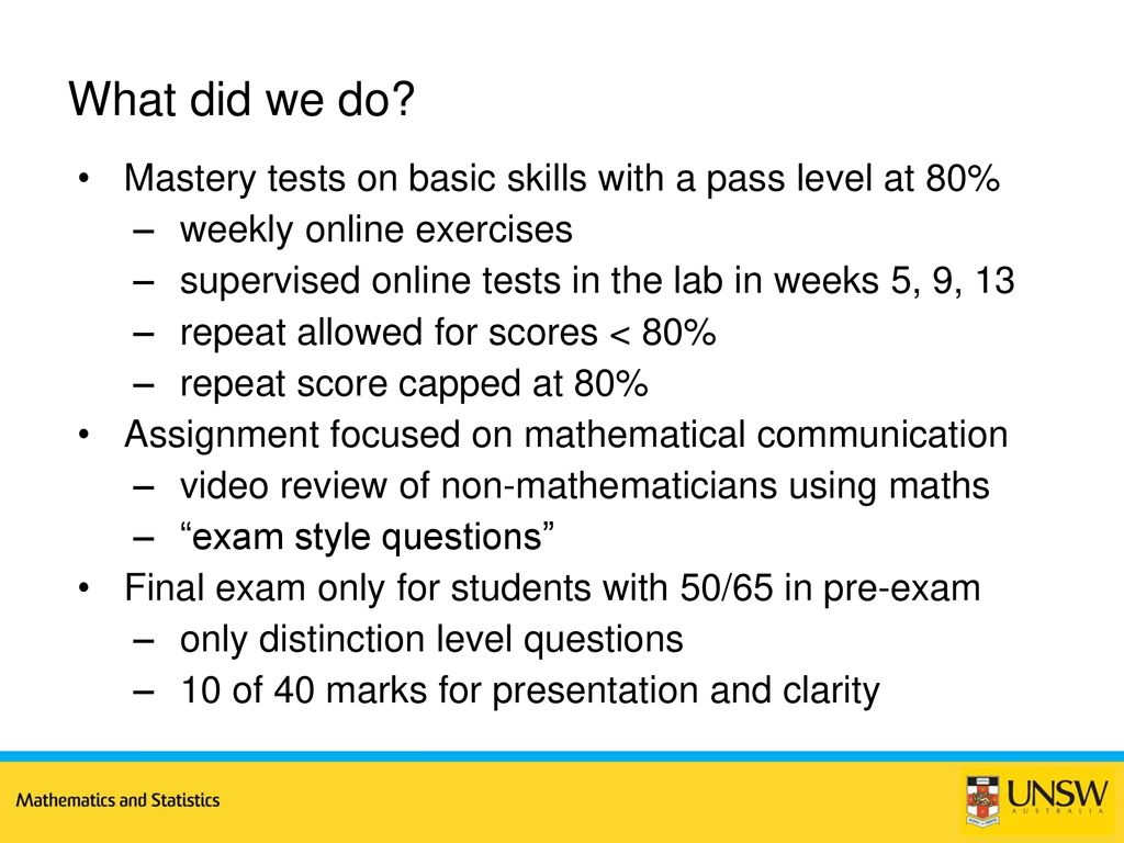 Mastery Tests in Maths for the Life Sciences ppt download Mastery Tests in Maths for the Life Sciences ppt download