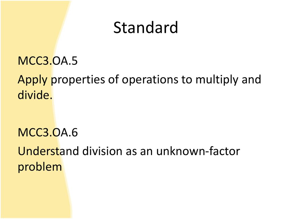 Eq how are multiplication and division related ppt download