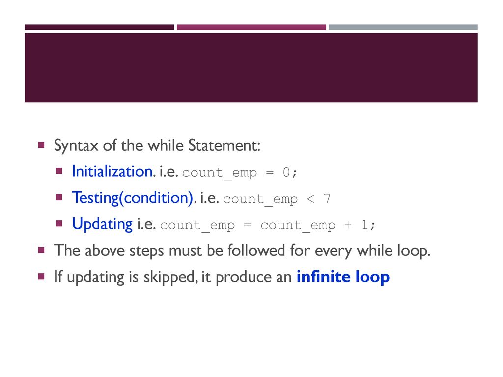 Control Statements Loops. - ppt download