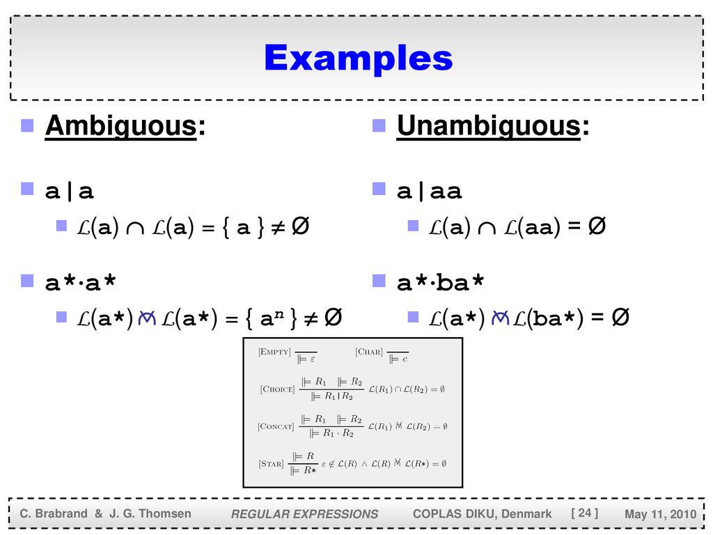 Pattern Matching on Strings using Regular Expressions - ppt download