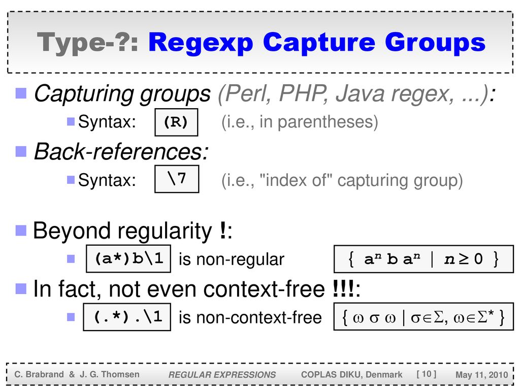 Pattern matching on strings using regular expressions ppt download