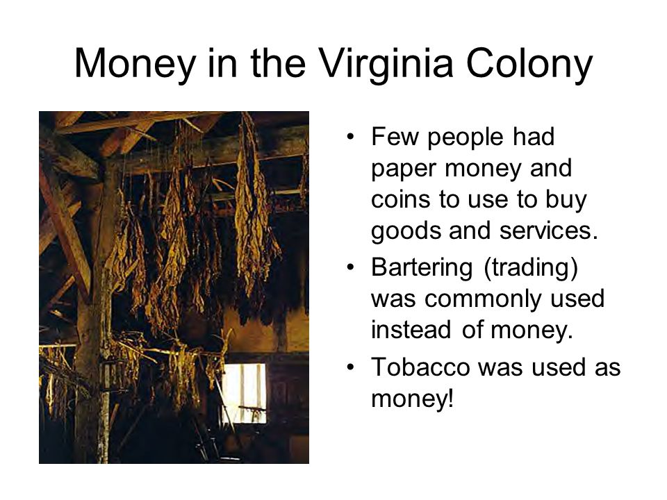 Money in the Virginia Colony