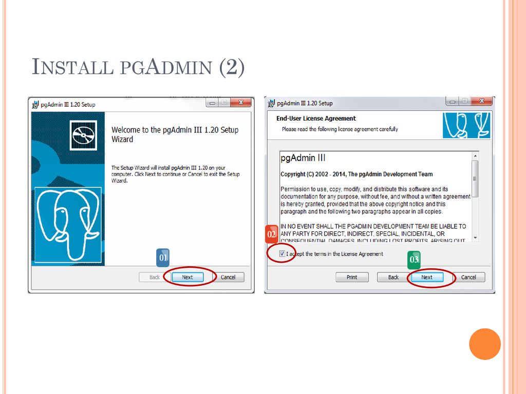 COP4710 Database Management Connect to PostgreSQL sever via pgAdmin ...