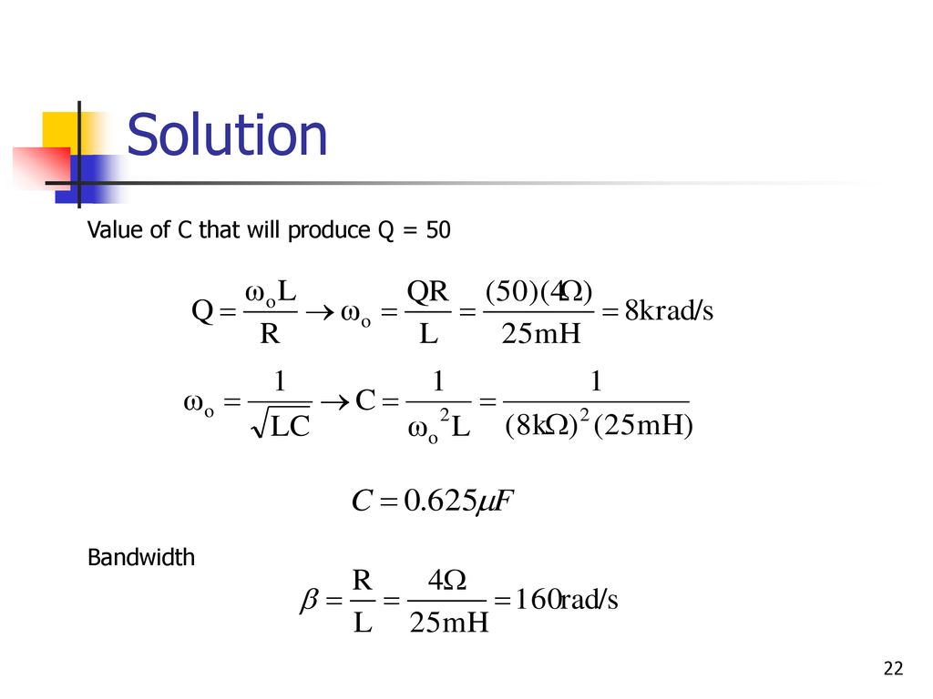 Chapter 4 Resonance Circuits Ppt Download