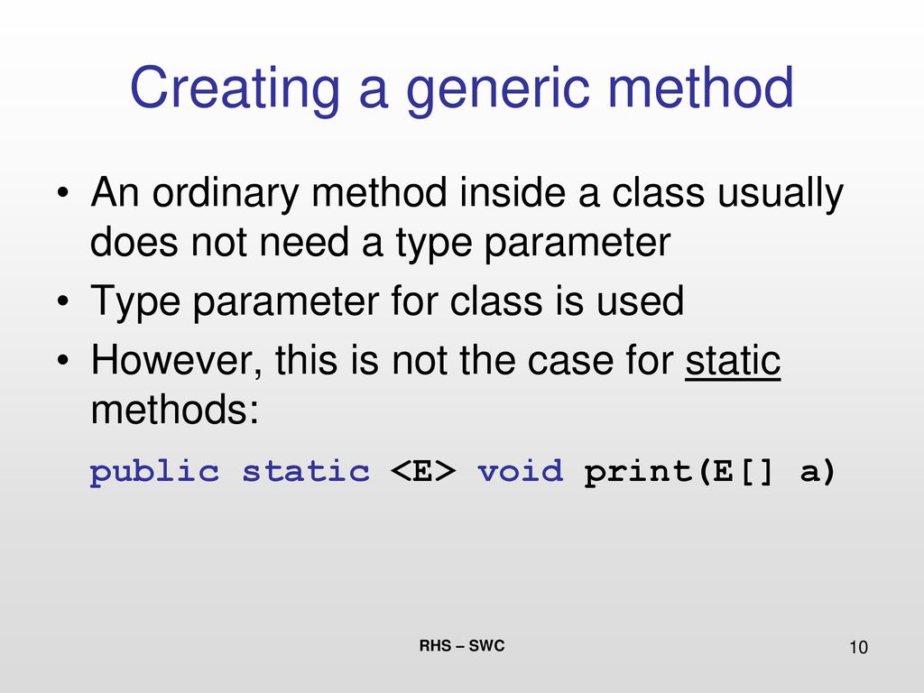 Generics ppt download
