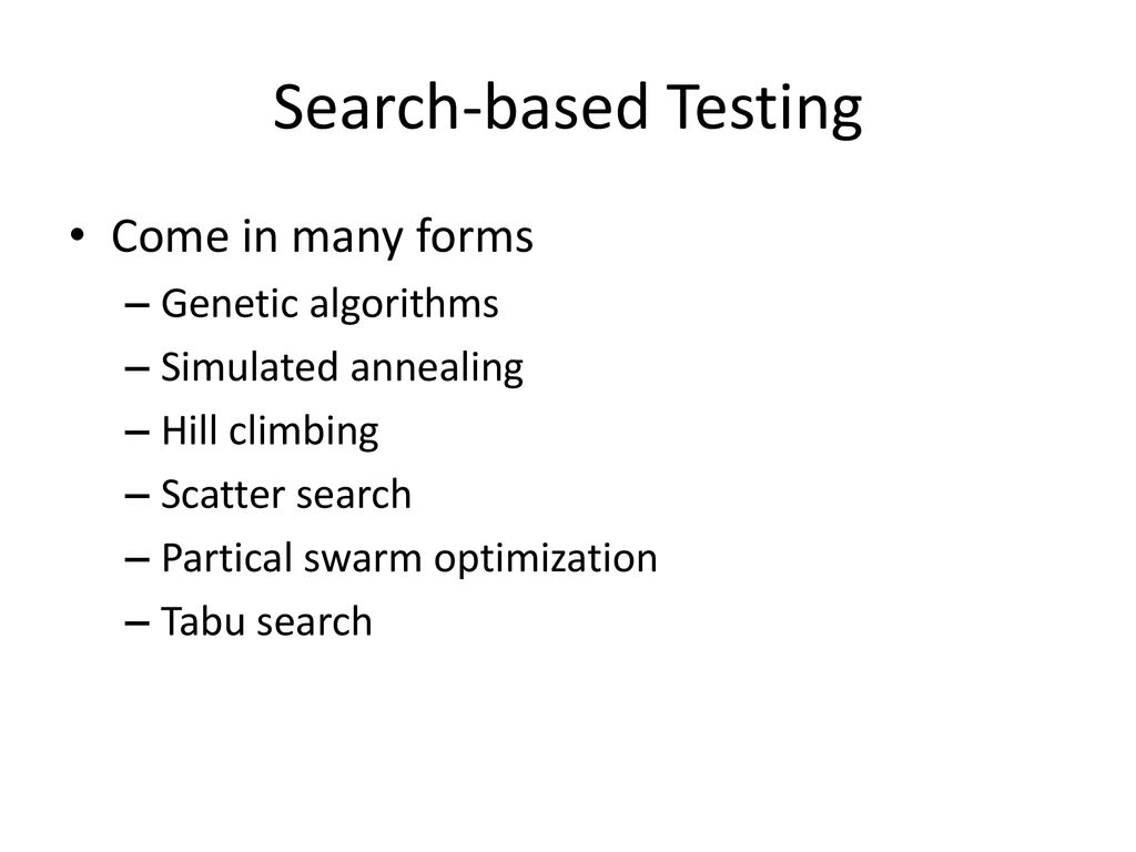 Software Testing: A Research Travelogue - ppt download