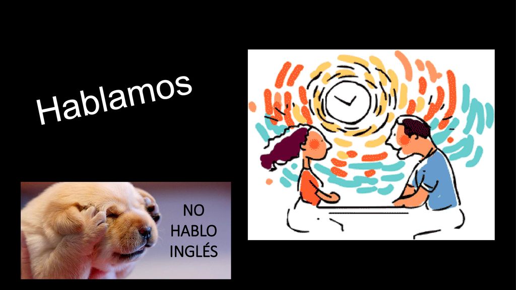 Hablamos No Hablo Ingles Ppt Download