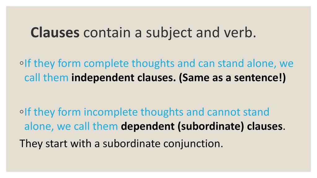 Clauses and phrases What is the difference?. - ppt download