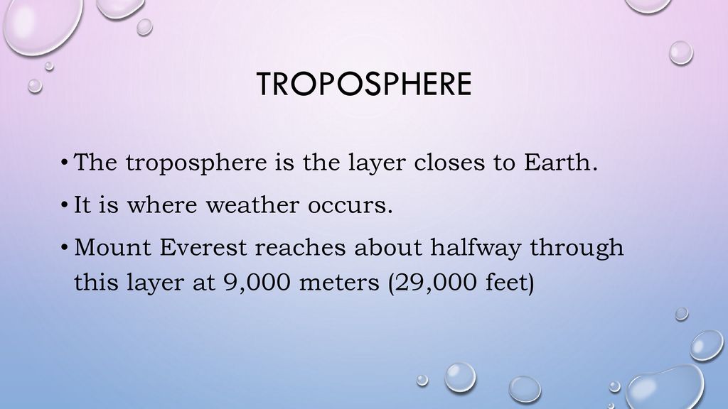 Layers Of The Atmosphere Notes Ppt Download Layers Of The Atmosphere Notes Ppt Download