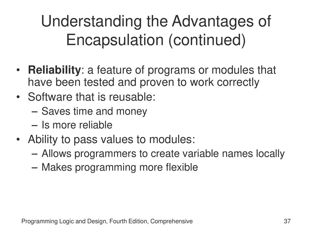 Programming logic and design fourth edition comprehensive ppt download