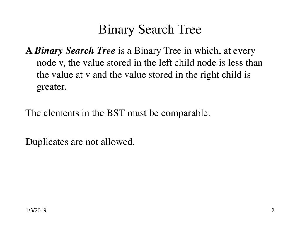 CMSC 341 Binary Search Trees 1 3 Ppt Download cmsc-341-binary-search-trees-1-3-ppt-download